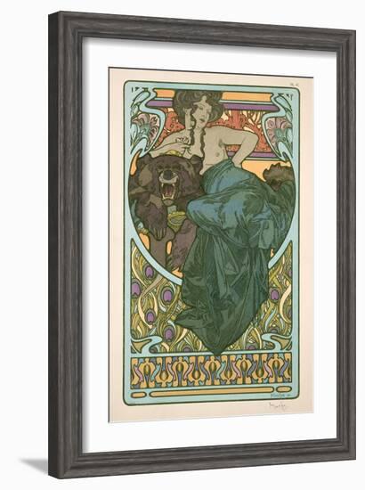 Plate 47 from 'Documents Decoratifs', 1902-Alphonse Mucha-Framed Giclee Print