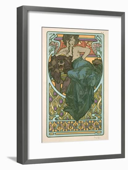 Plate 47 from 'Documents Decoratifs', 1902-Alphonse Mucha-Framed Giclee Print