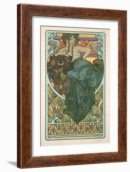 Plate 47 from 'Documents Decoratifs', 1902-Alphonse Mucha-Framed Giclee Print