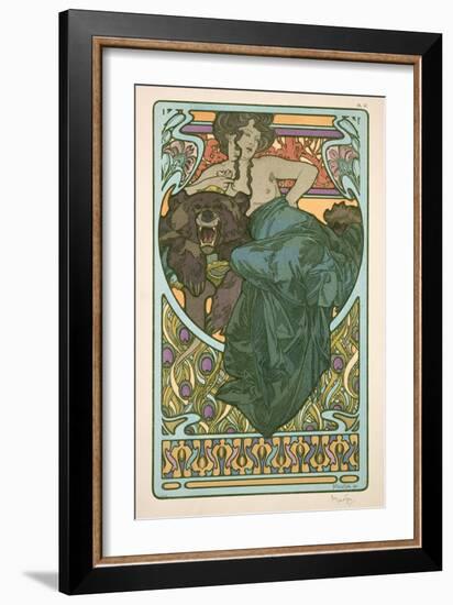 Plate 47 from 'Documents Decoratifs', 1902-Alphonse Mucha-Framed Giclee Print