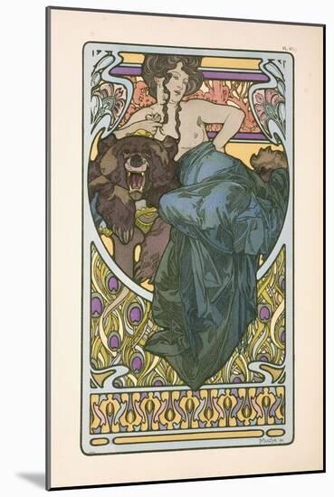 Plate 47 from the Book 'Documents Decoratifs', Published in 1902, 1902-Alphonse Mucha-Mounted Giclee Print