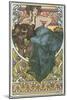 Plate 47 from the Book 'Documents Decoratifs', Published in 1902-Alphonse Mucha-Mounted Giclee Print