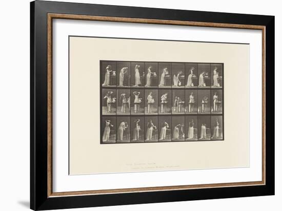 Plate 496. Miscellaneous Phases of the Toilet, 1885 (Collotype on Paper)-Eadweard Muybridge-Framed Giclee Print