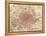 Plate 5. Inset Map of London-Encyclopaedia Britannica-Framed Stretched Canvas