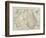 Plate 50. Map of Australia. Insets of Melbourne and Port Phillip-Encyclopaedia Britannica-Framed Art Print