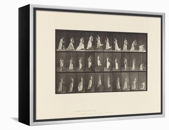 Plate 515. Ascending and Descending Stairs, Etc.,1885 (Collotype on Paper)-Eadweard Muybridge-Framed Premier Image Canvas
