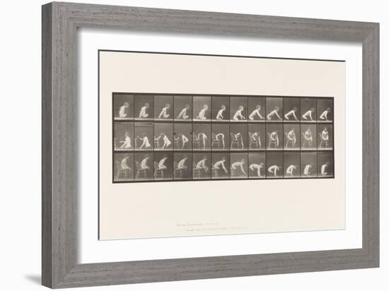 Plate 538. Double Amputation of Thighs; Boy; A, Moving Foward, 1885 (Collotype on Paper)-Eadweard Muybridge-Framed Giclee Print