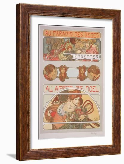 Plate 56 from 'Documents Decoratifs', 1902-Alphonse Mucha-Framed Giclee Print