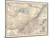 Plate 62. Map of Quebec-Encyclopaedia Britannica-Mounted Art Print