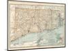 Plate 68. Map of Connecticut and Rhode Island-Encyclopaedia Britannica-Mounted Art Print