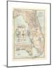 Plate 81. Map of Florida. United States. Inset Maps of Jacksonville-Encyclopaedia Britannica-Mounted Giclee Print