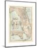 Plate 81. Map of Florida. United States. Inset Maps of Jacksonville-Encyclopaedia Britannica-Mounted Giclee Print