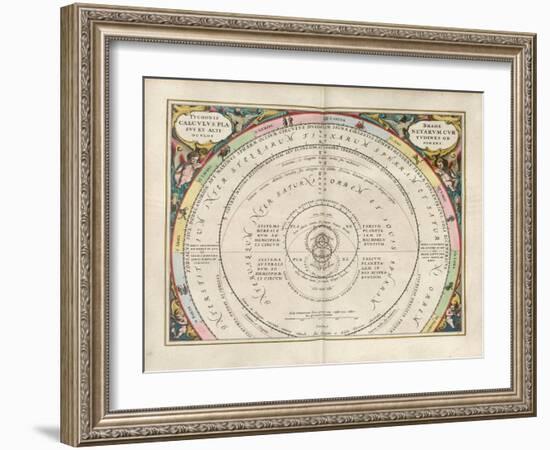 Plate 9 from Harmonia Macrocosmica-Andreas Cellarius-Framed Giclee Print