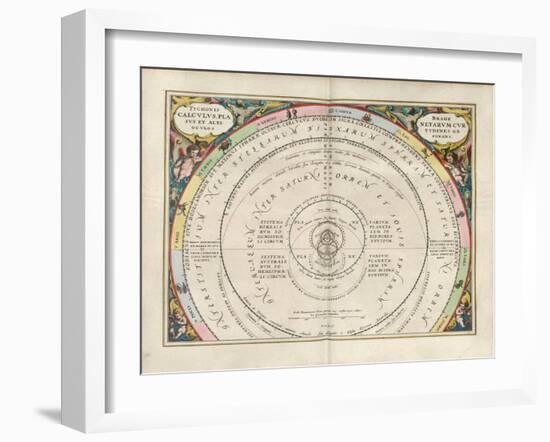 Plate 9 from Harmonia Macrocosmica-Andreas Cellarius-Framed Giclee Print