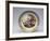 Plate Decorated with Figures in Folk Costumes from Kingdom of Naples, Ceramic-null-Framed Giclee Print