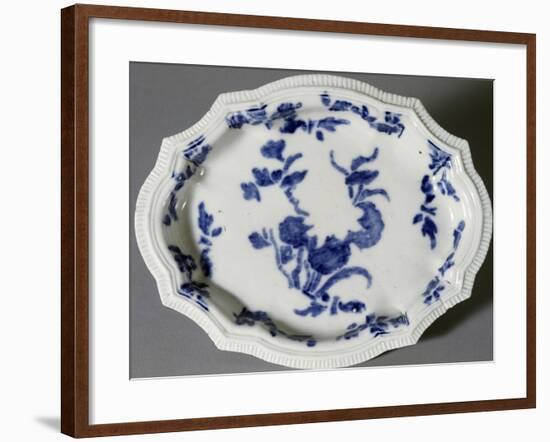 Plate Decorated with Prints, Circa 1745-null-Framed Giclee Print