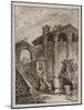 Plate Five from Evenings in Rome, 1763-64-Hubert Robert-Mounted Giclee Print