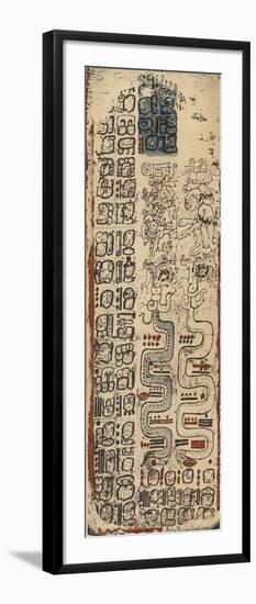 Plate Lxi of the Dresden Codex-null-Framed Giclee Print