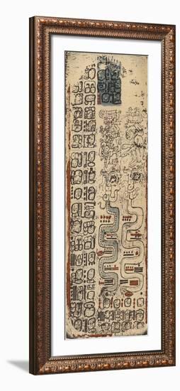 Plate Lxi of the Dresden Codex-null-Framed Giclee Print