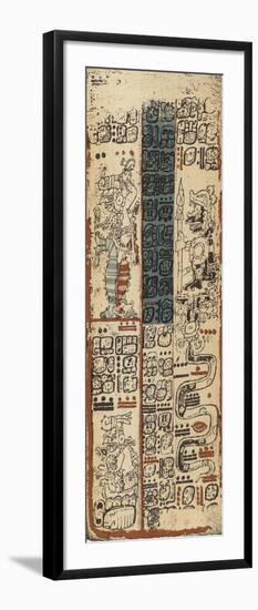 Plate LXIX of the Dresden Codex-null-Framed Giclee Print