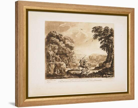 Plate No. 73 from Liber Veritatis, 1774-Richard Earlom-Framed Premier Image Canvas