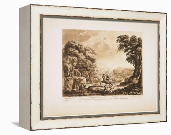 Plate No. 73 from Liber Veritatis, 1774-Richard Earlom-Framed Premier Image Canvas