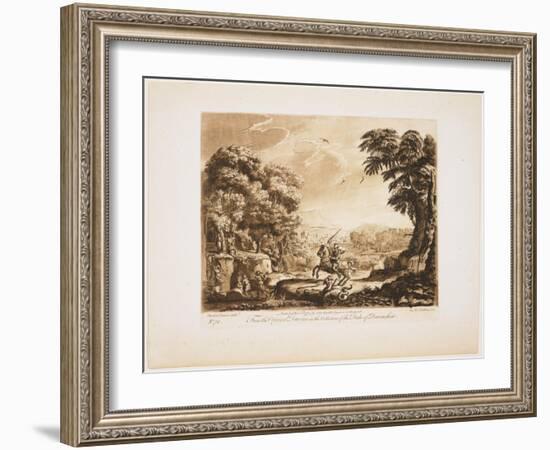 Plate No. 73 from Liber Veritatis, 1774-Richard Earlom-Framed Giclee Print