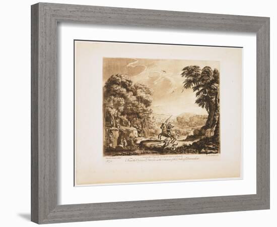 Plate No. 73 from Liber Veritatis, 1774-Richard Earlom-Framed Giclee Print