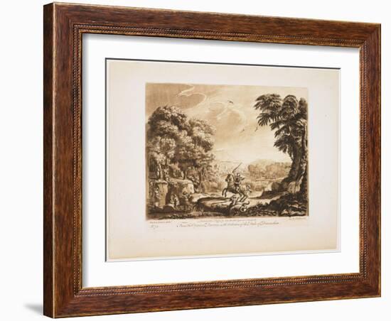 Plate No. 73 from Liber Veritatis, 1774-Richard Earlom-Framed Giclee Print