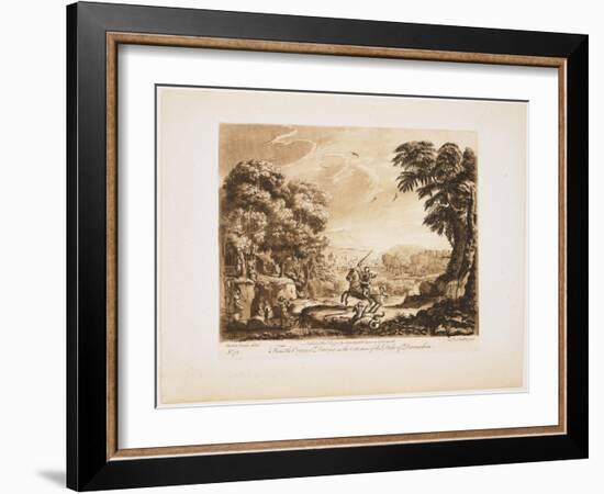 Plate No. 73 from Liber Veritatis, 1774-Richard Earlom-Framed Giclee Print