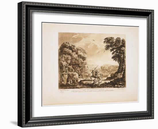 Plate No. 73 from Liber Veritatis, 1774-Richard Earlom-Framed Giclee Print