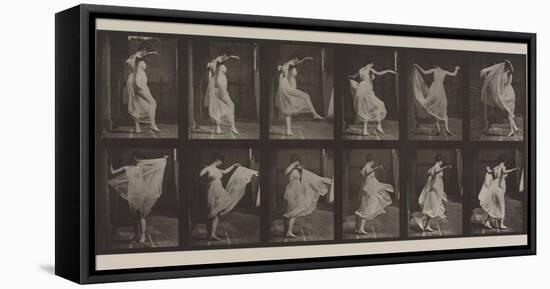 Plate Number 188. Dancing , 1887-Eadweard Muybridge-Framed Premier Image Canvas
