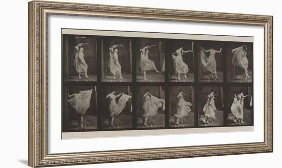 Plate Number 188. Dancing , 1887-Eadweard Muybridge-Framed Photographic Print