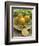 Plate of Lemons and Mimosa Flowers-Michelle Garrett-Framed Premium Photographic Print