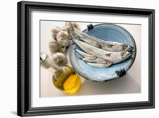 Plate of Mackerel-Erika Craddock-Framed Premium Photographic Print