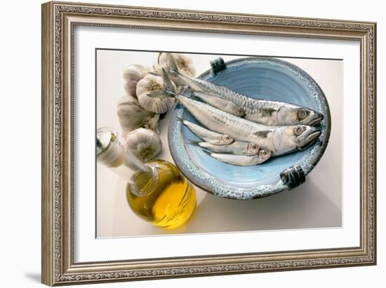 Plate of Mackerel-Erika Craddock-Framed Photographic Print