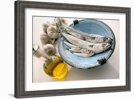 Plate of Mackerel-Erika Craddock-Framed Photographic Print