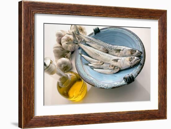 Plate of Mackerel-Erika Craddock-Framed Photographic Print