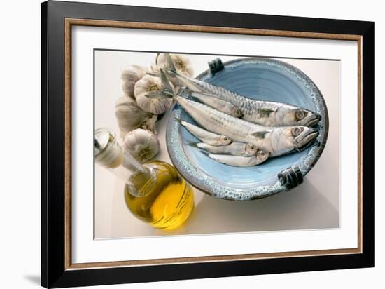 Plate of Mackerel-Erika Craddock-Framed Photographic Print