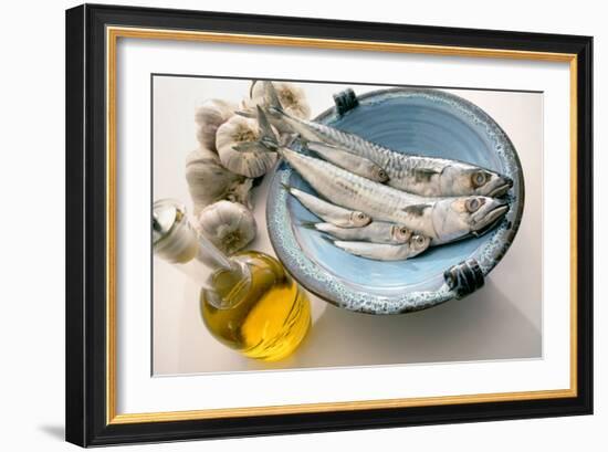 Plate of Mackerel-Erika Craddock-Framed Photographic Print