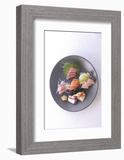 Plate of Raw Fish, Japan-Aaron McCoy-Framed Photographic Print