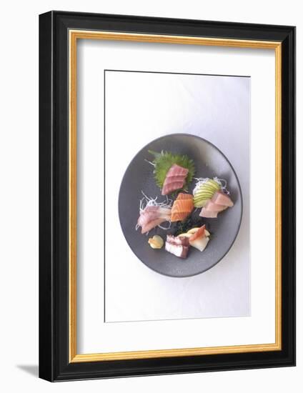 Plate of Raw Fish, Japan-Aaron McCoy-Framed Photographic Print