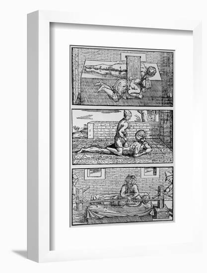 Plate Showing Avicenna's Cure for Spinal Fracture-Jeremy Burgess-Framed Photographic Print