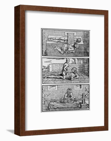 Plate Showing Avicenna's Cure for Spinal Fracture-Jeremy Burgess-Framed Photographic Print