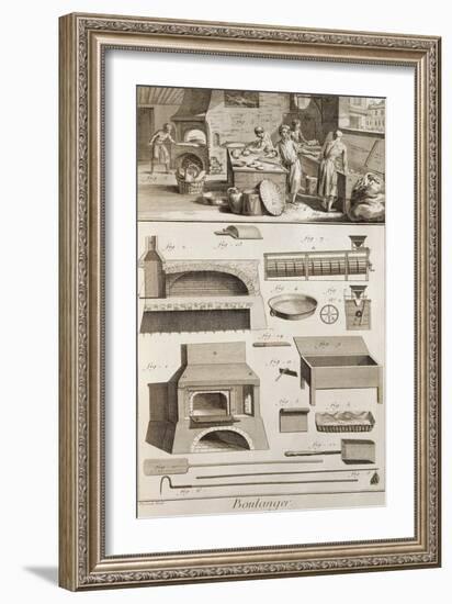 Plate Showing Bakers-null-Framed Giclee Print