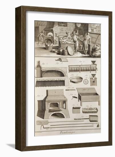 Plate Showing Bakers-null-Framed Giclee Print