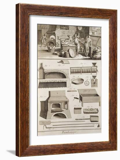 Plate Showing Bakers-null-Framed Giclee Print