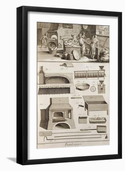 Plate Showing Bakers-null-Framed Giclee Print