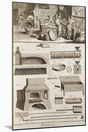 Plate Showing Bakers-null-Mounted Giclee Print