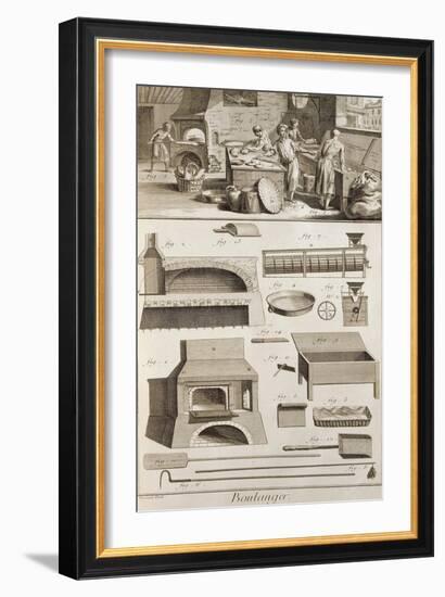 Plate Showing Bakers-null-Framed Giclee Print